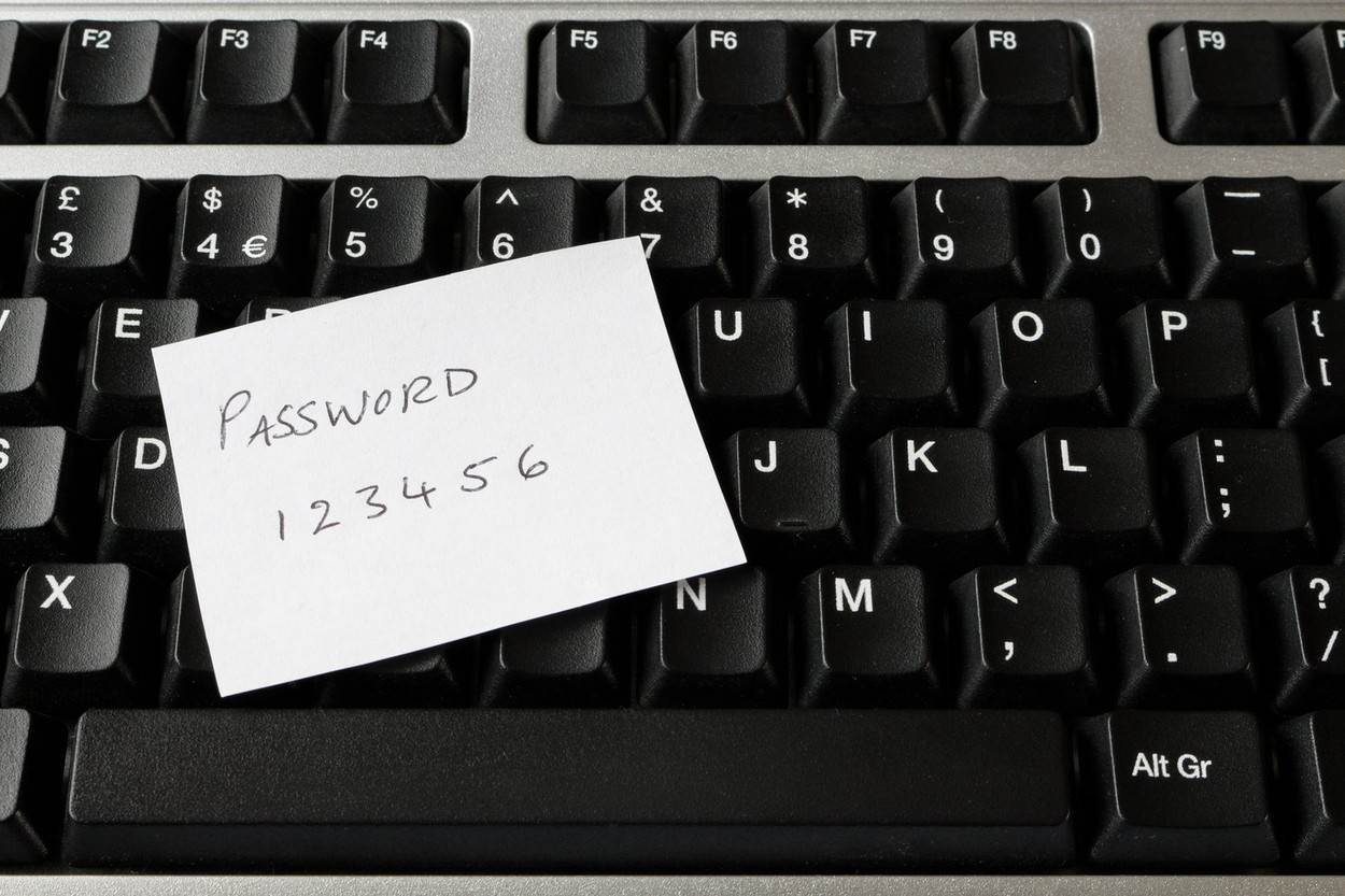  Password;Written;Security;Keyboard;Computer;Internet;Registration;Website;Online;Notepaper;Technology;alamyunknown;NOT_EDITORIAL_ONLY 