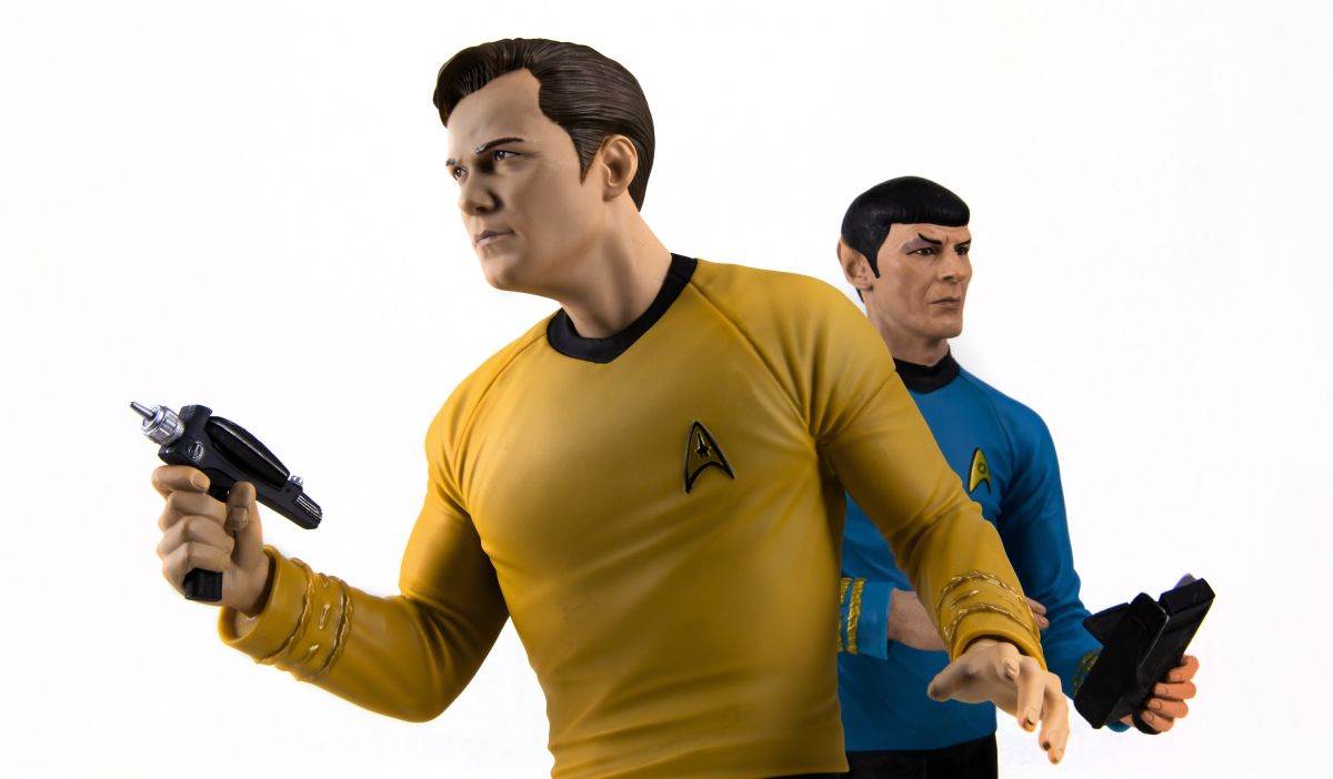  Captain Kirk i Mr Spock Star Trek 