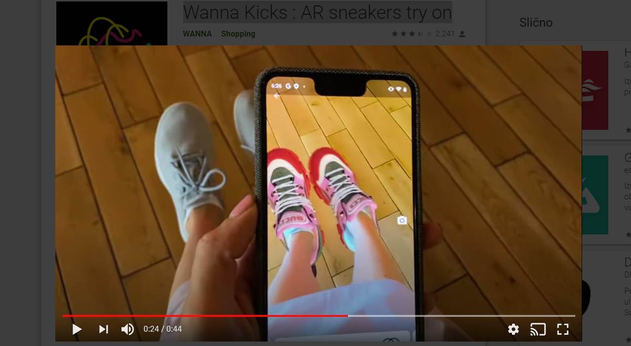  Wanna Kicks : AR sneakers try on 