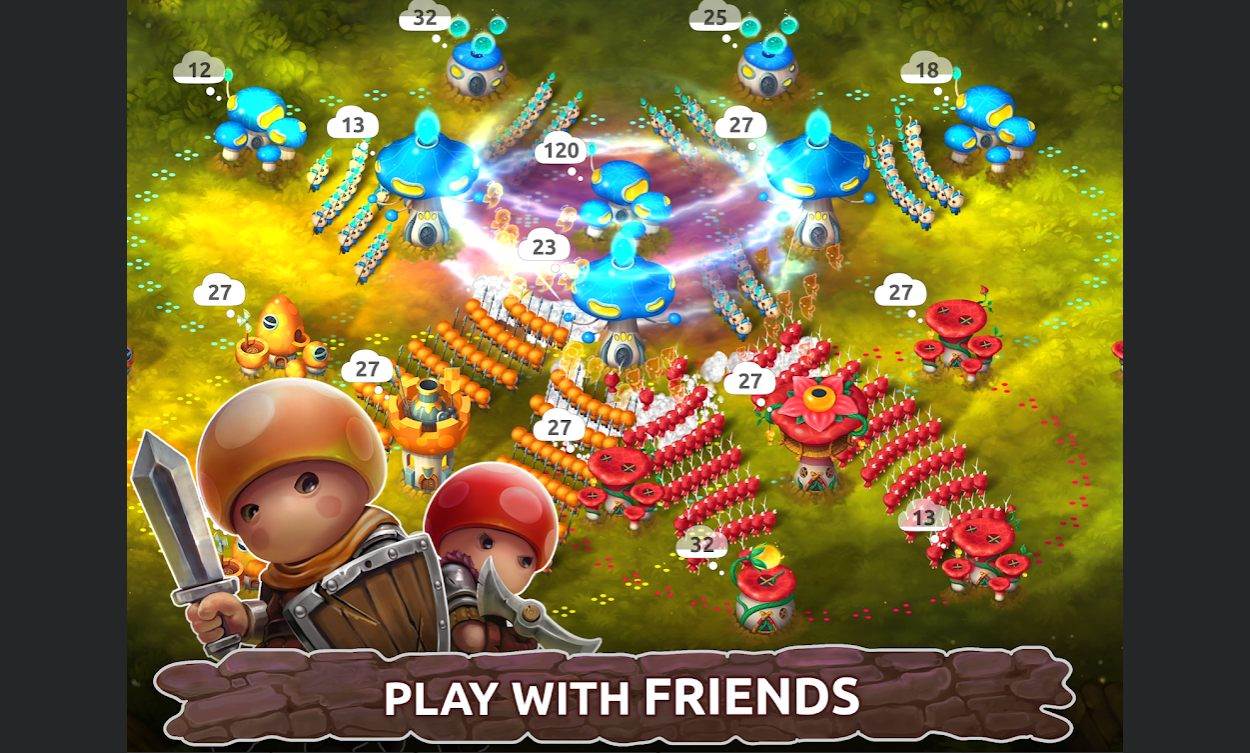 Mushroom Wars 2: War Strategy Game & RTS Battle 