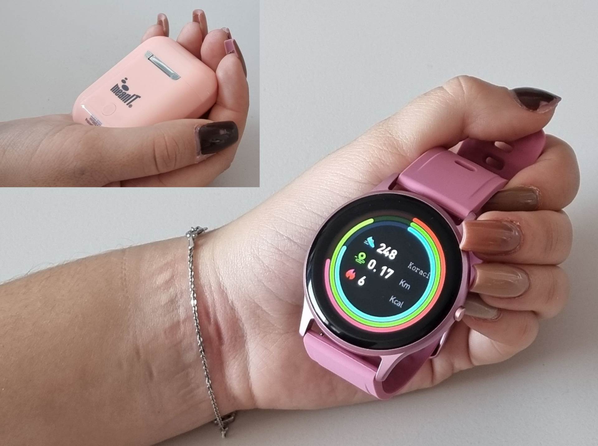  meanIT Smartwatch M33 Lady & meanIT TWS B200 pink.jpg 
