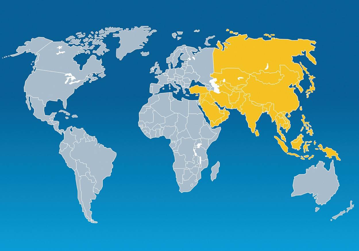  blue background;yellow;digitally generated image;global;international;asia;planet earth;map;nobody;outline;Community;Global Village;Yellow;Global;No People;Outline;International Match;Asia;Coloured Background;Blue Background;Digitally Generated Image;Map;Symbol;Orthographic Symbol;Numeral;Earth;Business;Global Business;Communication;Global Communications 